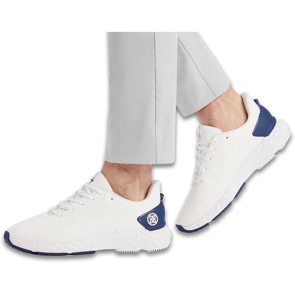 G/FORE MG4+ Golf Shoes Snow/Blueprint Size 11.5 - Picture 1 of 5